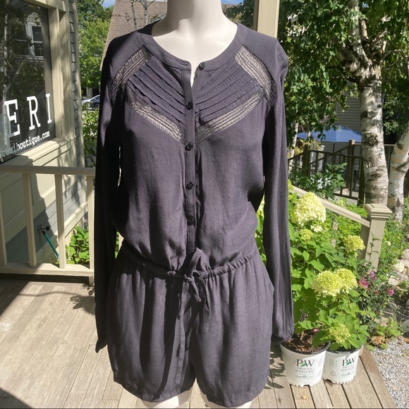 LOFT Pants - NWT LOFT Chiffon and Lace Romper
